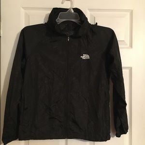 The North Face pack and go rain jacket